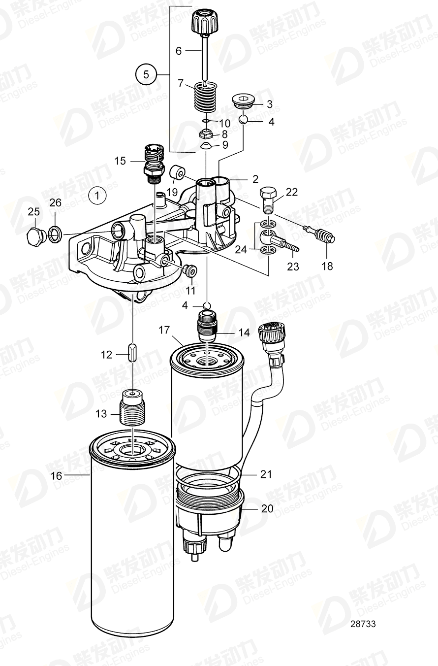 volvo penta Plug 20542751 Drawing volvo penta Plug 20542751 Drawing